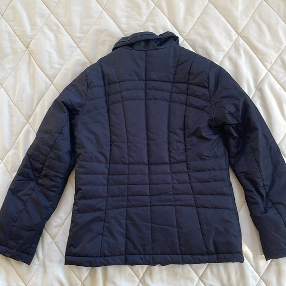 Lands’ End like new women’s small black full zip quilted fleece lined jacket - Picture 2 of 4